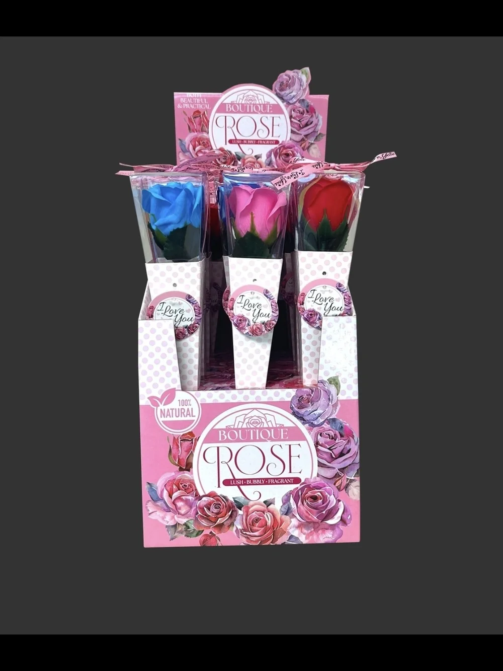 Wholesale Boutique Soap Rose Keepsake - 12 Pieces Per Display